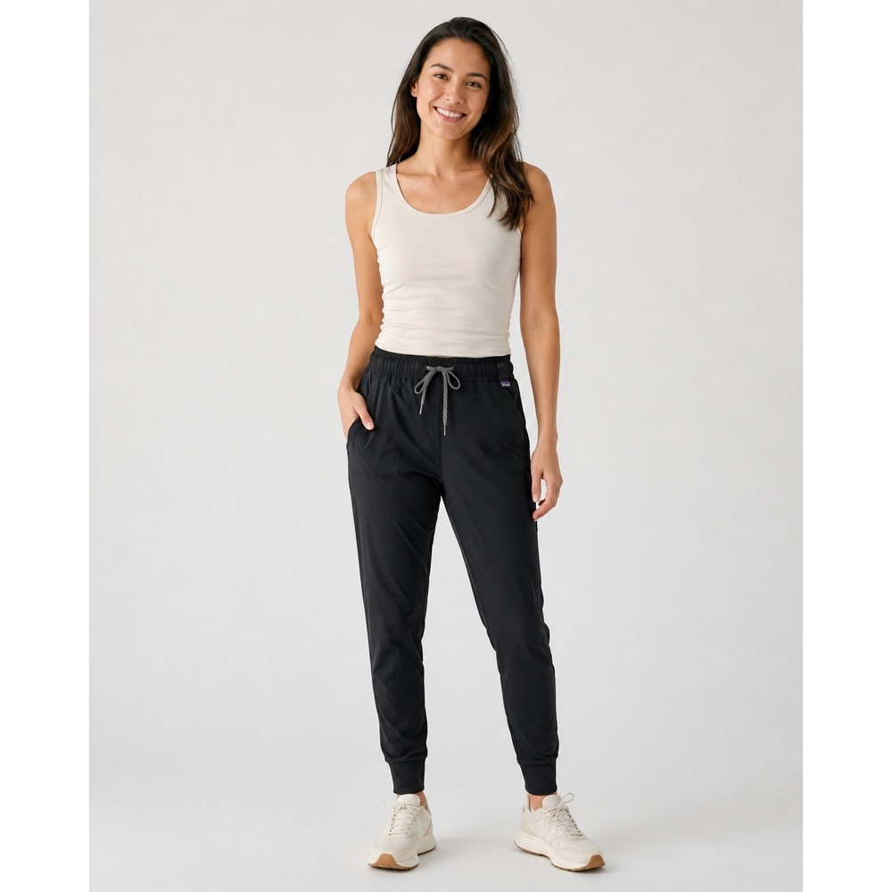Patagonia Happy Hike Studio Pants Black Women's L 12